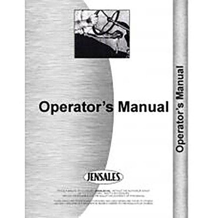 New Operator's Manual For Oliver 8 Baler